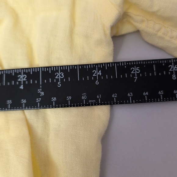 Hartford Men's Light Yellow Casual Button Down Linen Shirt XXL - Picture 10 of 10